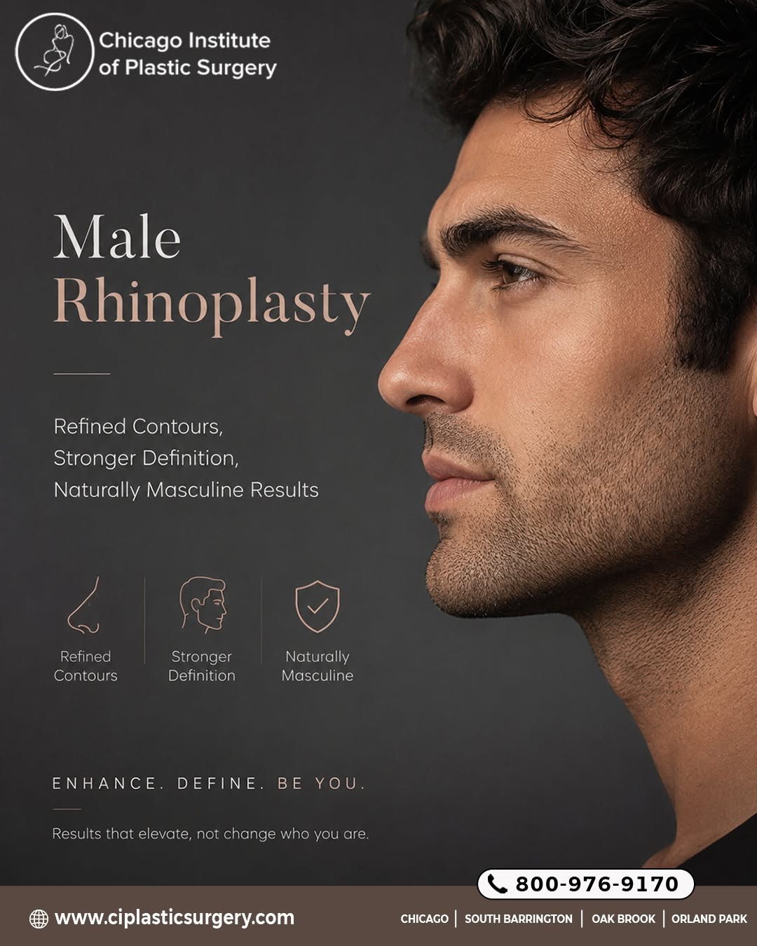 The Best Method for Natural Facial Harmony in Male Rhinoplasty